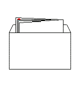 洋封筒（縦書き）の折り方　手順4